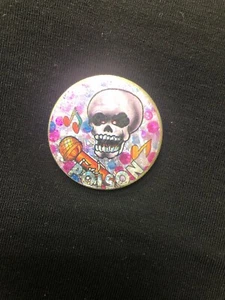 Metal Pog Slammer Skull Singing POISON Milk Cap Slammer - Bild 1 von 2