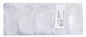 Pack of 100 Frame A Coin 1 oz Silver Bar  Clear Soft Vinyl Sleeves - #2565 - Picture 1 of 2