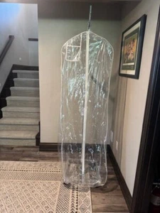 72 inch clear gusseted garment bag nwot - Picture 1 of 1