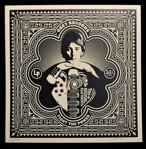 SHEPARD FAIREY Party At Moontower box RECORDS sérigraphie 2011 SIGNEE OBEY GIANT - Bild 1 von 4