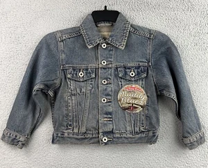 Arizona Jeans Denim Trucker Jacket YOUTH Small Muddy Blues Western Cowboy NEW - Picture 1 of 24