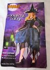 Spirit Halloween Magical Lady Witch Costume Adult Sm/Med 2-8 Dress+ Hat Complete
