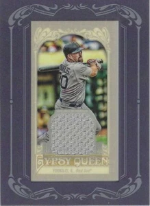 2012 Topps Gypsy Queen - Kevin Youkilis - Game Used Jersey GQMR-KY Mini Red Sox - Picture 1 of 2