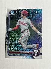 2022 Bowman Chrome Logan Cerny 1st Bowman Mojo Card #BCP-120