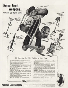 1944 National Lead Company: Home Front Weapons Vintage Print Ad - Picture 1 of 1