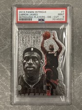 2013-14 Panini Intrigue Intriguing Players Die-Cut #7 LeBron James - PSA MINT 9