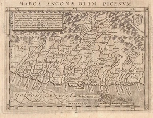 Antique map, Magini, Marca Anconea olim Picenum - Picture 1 of 1
