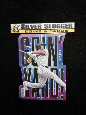 2023 Juan Soto Topps Stadium Club Goin' Yard! Black /99 #GY-7 San Diego Padres - Image 1 of 3