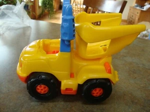 Fisher Price Muldenkipper 72649 Spielzeug 8 Zoll Fahrzeug 1998 gelb orange blau Kunststoff Vintage - Bild 1 von 4