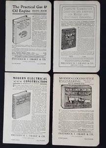 Vintage Buch Werbung Anfang 1900 Technik/Elektro/Motoren/Bau - Bild 1 von 12