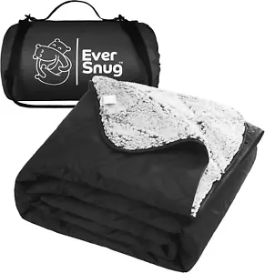 Sherpa Waterproof Camping Blanket - Extra Thick and Warm, Large Sherpa Fleece Ou - Picture 1 of 6