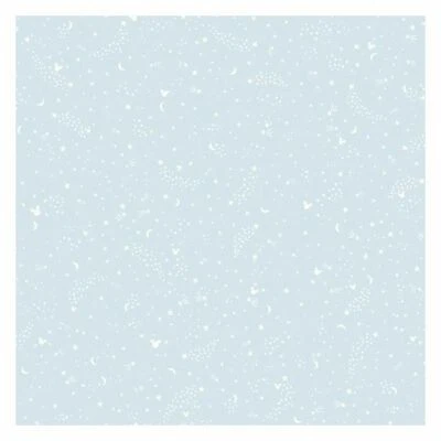 York DI0985 Wallpaper Disney Mickey Mouse Star Unpasted Blue Wallcoverings - Image 1 of 4