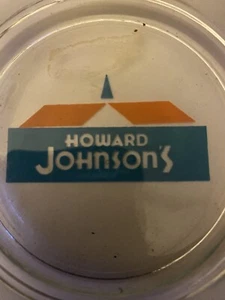 Vintage HOWARD JOHNSON'S HOTEL & MOTOR LODGE Hexagonal Glass Ashtray - Picture 1 of 3