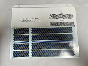 NEW Vtg Super Scale 48-426 Lozenge 5-Color War Model Airplane 1/48 Decal (AB03) - Picture 1 of 3