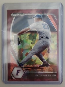 Jack Leftwich 2021 Prizm Draft Picks Burgundy Cracked Ice Prizm #04/23. 