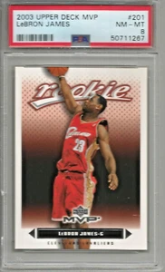 LeBron James 2023/04 Upper Deck MVP Rookie (#201) PSA 8 - Bild 1 von 1