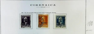 ITALIEN - KOLONIEN - CIRENAICA VOLTA Serie cpl gebraucht (VP029) - Bild 1 von 1
