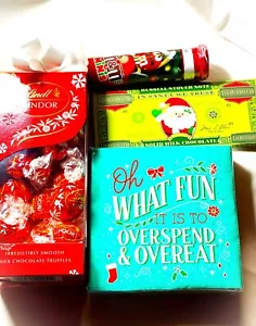 😊Holiday Candy M & M Lindor Chocolates Assortment LOW PRICE Bonus Pack Napkins - Picture 1 of 12
