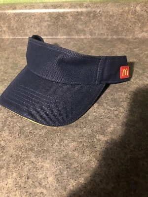 McDonalds Visor Crew Parche de comida rápida Logo Ropa Snapback Gorra de trabajo Sombrero Denim Foto 1 de 4
