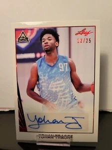 YOHAN TRAORE xrc Auto 2022 Leaf Auburn 22/25 Free Combined Shipping - Picture 1 of 1