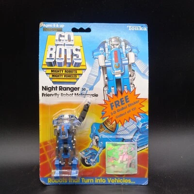 Figura Tonka Night Ranger Friendly Robot Motocicleta Gobots 1984 NUEVO SELLADO Foto 1 de 4