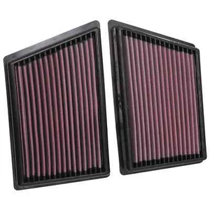 K&N 33-3153 Performance Air Filters for 19-24 Porsche 911 3.0L / 20-22 911 3.7L - Foto 1 di 21