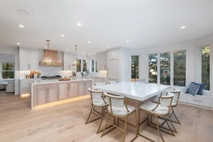 7 Zoll gebürstete französische Eiche City Crave Glasgow technische Holzböden Planke Probe - Bild 1 von 10