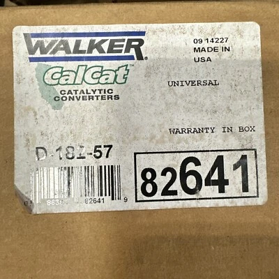 Catalytic Converter-CalCat Walker 82641 D-182-57 - Image 1 of 2