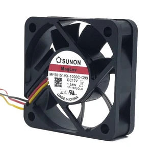 12V 1,38W do SUNON MF50151VX-1000C-G99 Wentylator o dużej objętości powietrza 2Pin A1 5015 - Zdjęcie 1 z 1