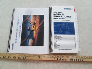 2013 Simcom TBM 850, G1000 Normal Procedural Handbook & Reduced Vertical Sepera - Bild 1 von 2