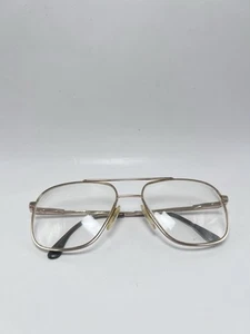 Vintage Aviator Richard Col.010 Glasses Sunglasses Frames Only Gold 55 18 140 - Picture 1 of 6