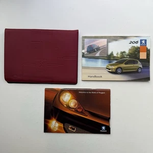 PEUGEOT 206 OWNERS MANUAL HANDBOOK 2004 PRINT - WALLET PACK 2003 - 2006 - Picture 1 of 11