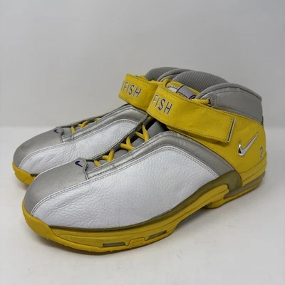 Derek Fisher Nike Air Uptempo Max 3/4 Size 13.5 Lakers Player Exclusive PE - Image 1 of 4