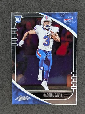2020 Panini Absolute #136 Gabriel Davis Rookie Buffalo Bills RC Card - Image 1 of 2