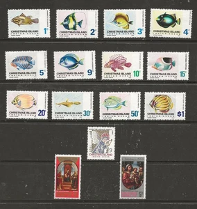 CHRISTMAS (5002) QE11 X 1968-1970 SG22-34 FISH & XMAS SETS FINE U/M/M - Picture 1 of 1