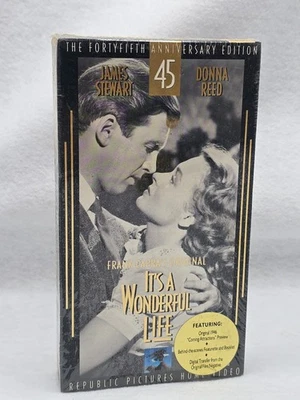 Christmas Movie It's a Wonderful Life VHS 1991 NEW SEALED WATERMARK ANNIVERSARY  - Image 1 of 4