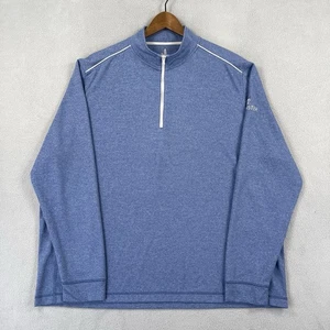 Sudadera Johnnie O 1/4 Cremallera Para Hombres XXL Azul Monstruo Golf Pullover Rendimiento - Imagen 1 de 11