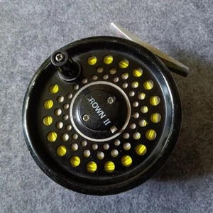 Cortland Crown II Fliegenrolle Made in England wie Hardy und Orvis mit Tasche - Bild 1 von 4