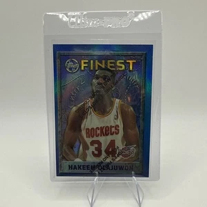 1995-96 Finest #1 Hakeem Olajuwon Rifrattori - Foto 1 di 2