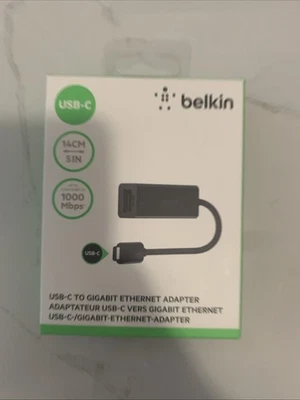 Belkin USB Type-C to Gigabit Ethernet Adapter - Image 1 of 2