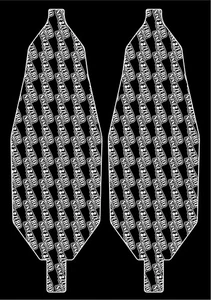 Nine2zero Designs Pre Cut Team Associated SC7 Gehäuseschutz Skin - Bild 1 von 1