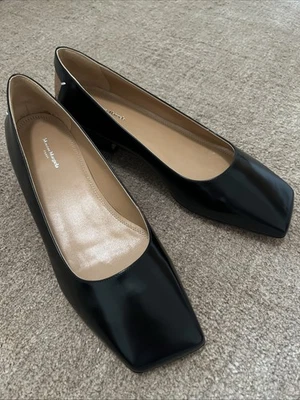 Zapatos planos de ballet negros Maison Margiela Décortiqué 4 puntos EU 41 US 10.5 Foto 1 de 4