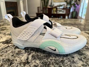 Nike SuperRep Cycle 2 Next Nature Cycling Shoes Men’s Size 8.5 White DH3395-100 - Picture 1 of 8