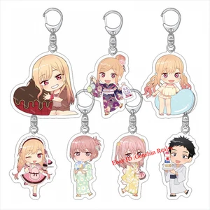 Anime My Dress-Up Darling Kitagawa Marin Acrylic Keychain Backpack Pendant Gift - Picture 1 of 8
