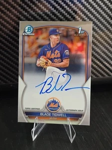 2023 Bowman Chrome - Prospect Autographs Blade Tidwell #CPA-BT (AU, RC) - Picture 1 of 2