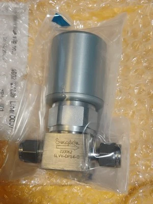 NEW Swagelok 6LVV-DPS4-O 316L VIM-VAR UHP 1/4T Diaphragm Sealed Valve - Image 1 of 4