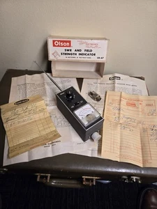 Olson CB-67 SWR/Field Strength Indicator in box w/ antenna & Instructions - Zdjęcie 1 z 6