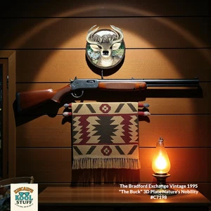 The Bradford Exchange Vintage 1995 "The Buck" 3D Plate Nature's Nobility #C7198 - Picture 1 of 12