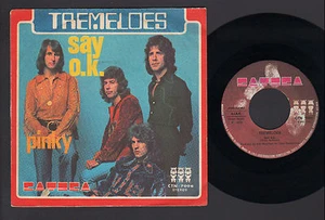 7" TREMELOES SAY O.K. / PINKY ITALY 1975 CATICA LABEL POP BRITISH INVASION ROCK - Picture 1 of 1