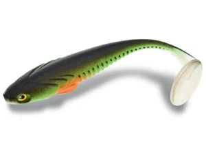 Delalande Zand Fat Shad 10cm 8g 3pcs Gummiköder Gummifish Hecht FARBEN - Bild 1 von 12